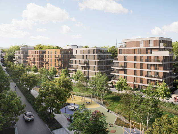 Wohnung zum Kauf - Neubau 695.000 € 3 Zimmer 94 m² Bramfeld Hamburg 22177