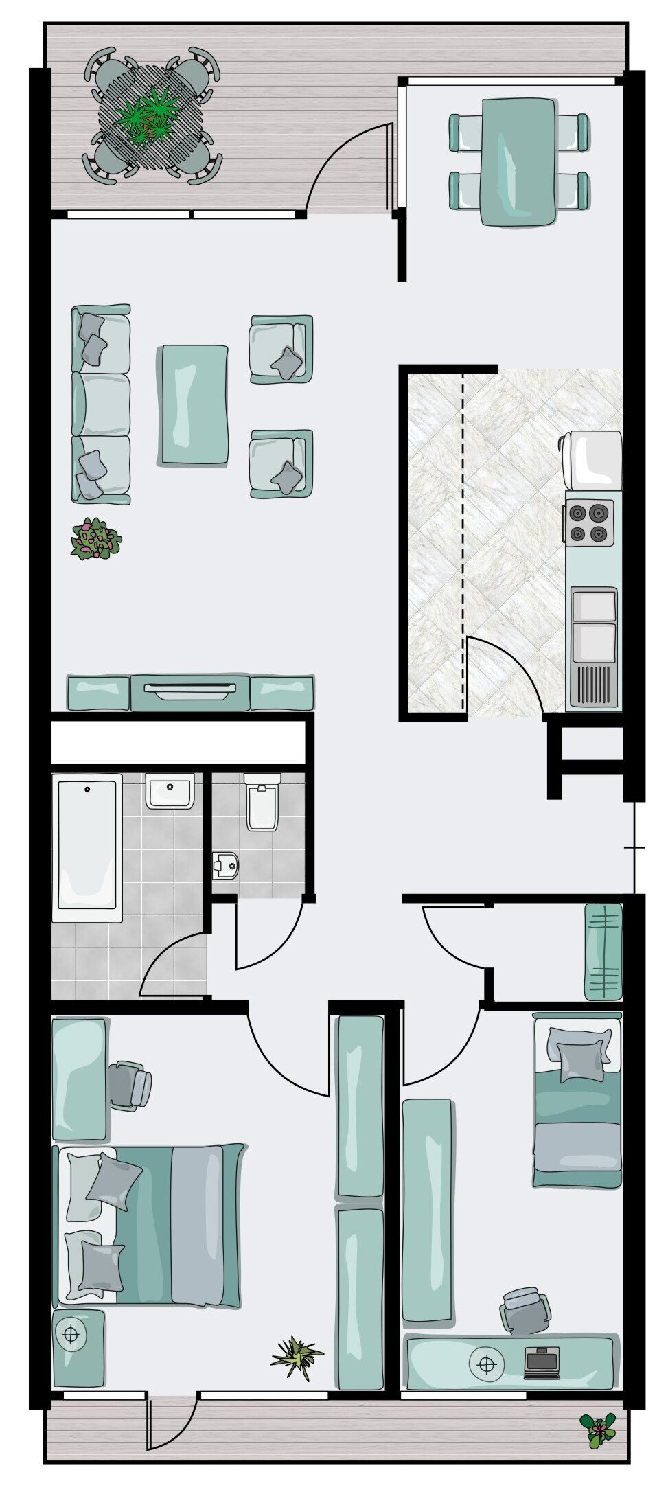 Wohnung zum Kauf 265.000 € 3,5 Zimmer 80,4 m²<br/>Wohnfläche 19.<br/>Geschoss ab sofort<br/>Verfügbarkeit Asemwald Stuttgart 70599