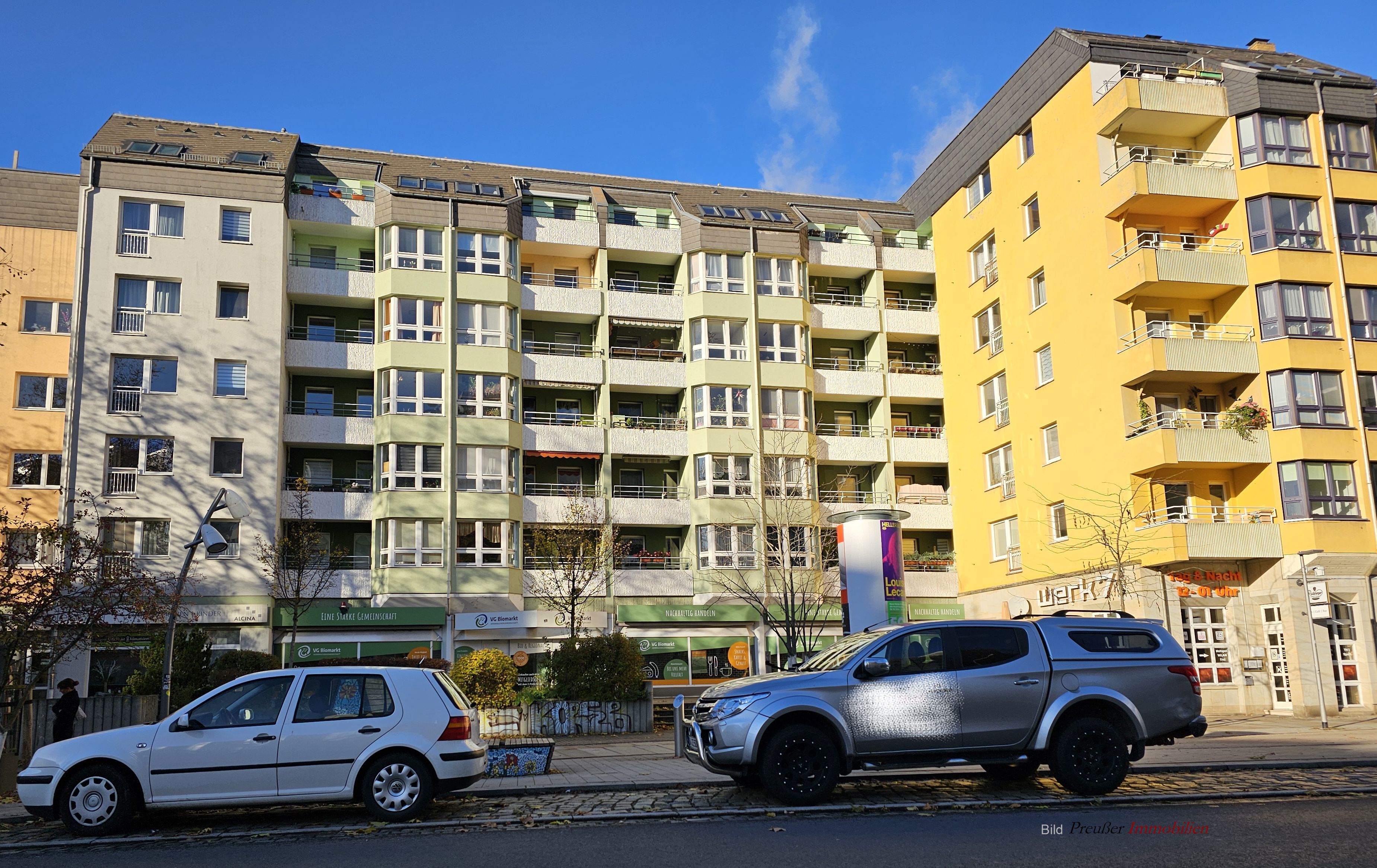 Wohnung zum Kauf als Kapitalanlage geeignet 192.000 € 3 Zimmer 64,4 m²<br/>Wohnfläche Elisenstraße 42 Johannstadt-Nord (Bönischplatz) Dresden 01307