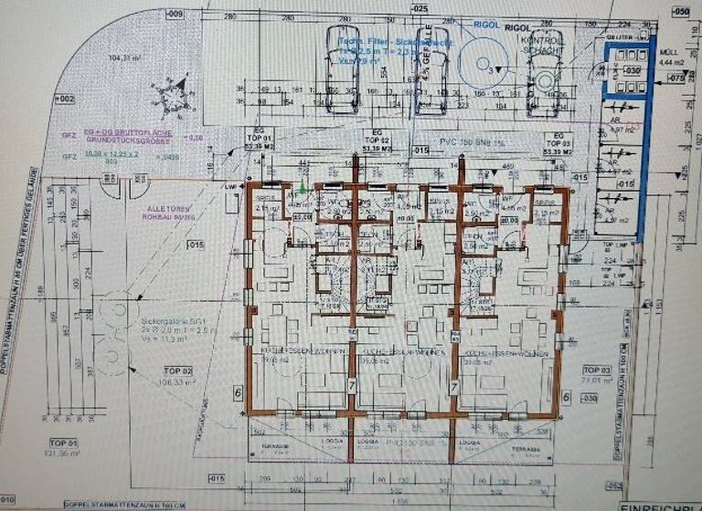 Reihenmittelhaus zum Kauf - Erstbezug 385.000 € 4 Zimmer 104,1 m² 106,3 m² Grundstück Aurolzmünster 4971