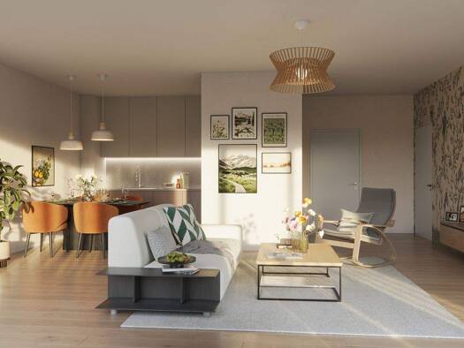 Wohnung zum Kauf provisionsfrei 329.417 € 1 Zimmer 40,6 m² 1. Geschoss Großkarolinenfeld 83109