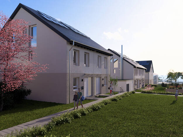 Reihenmittelhaus zum Kauf - Erstbezug 399.900 € 5,5 Zimmer 136 m² 151 m² Grundstück Donaueschingen Donaueschingen 78166