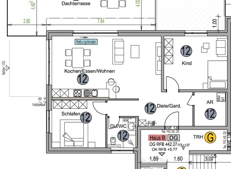 Penthouse zum Kauf - Neubau provisionsfrei 498.000 € 3 Zimmer 108,6 m²<br/>Wohnfläche 2.<br/>Geschoss Schlotfeld Weipertshofen Stimpfach 74597