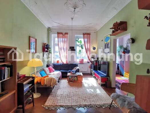 Wohnung zur Miete Tauschwohnung 500 € 4 Zimmer 100 m² 1. Geschoss Connewitz Leipzig 04277