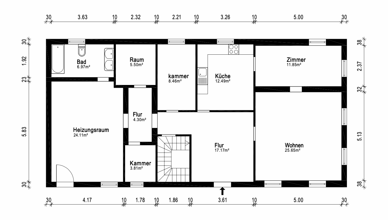 Einfamilienhaus zum Kauf 260.000 € 13 Zimmer 200 m²<br/>Wohnfläche 3.114 m²<br/>Grundstück Ostrau Elsteraue 06729