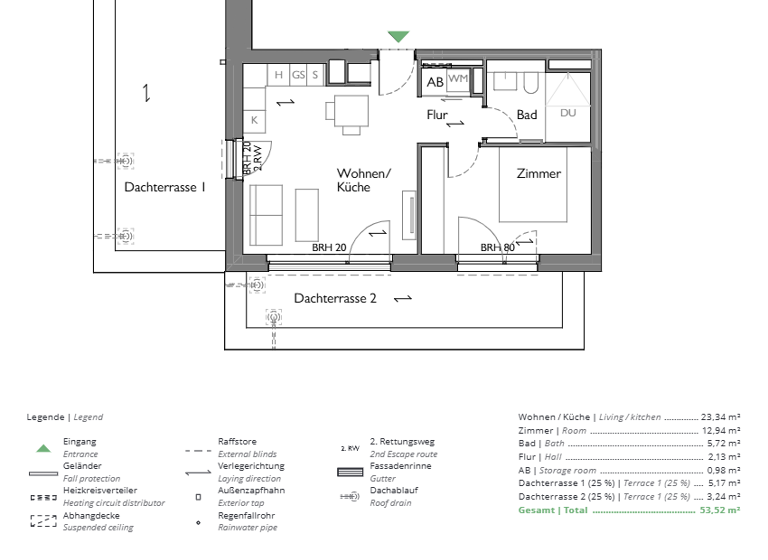 Wohnung zum Kauf - Erstbezug provisionsfrei 275.000 € 2 Zimmer 53,5 m² 3. Geschoss Naunhof 04683