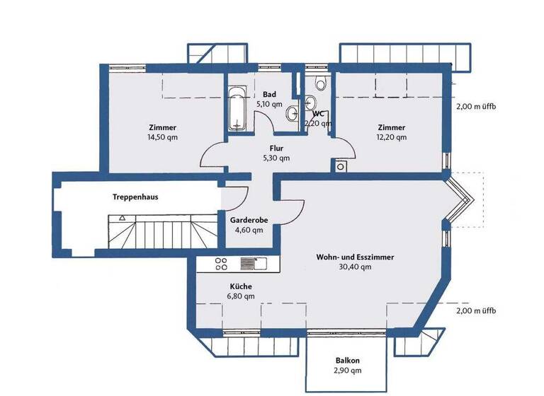 Wohnung zum Kauf 379.000 € 3 Zimmer 84 m² 2. Geschoss Denzlingen 79211