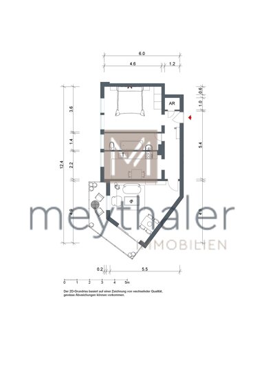 Wohnung zur Miete 515 € 2 Zimmer 60,5 m² 2. Geschoss frei ab sofort Burgerstraße 67 Ludwigsfeld Nürnberg 90478