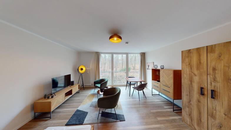 Wohnung zur Miete Wohnen auf Zeit 1.149 € 1 Zimmer 40 m² frei ab sofort Tegel Berlin 13507