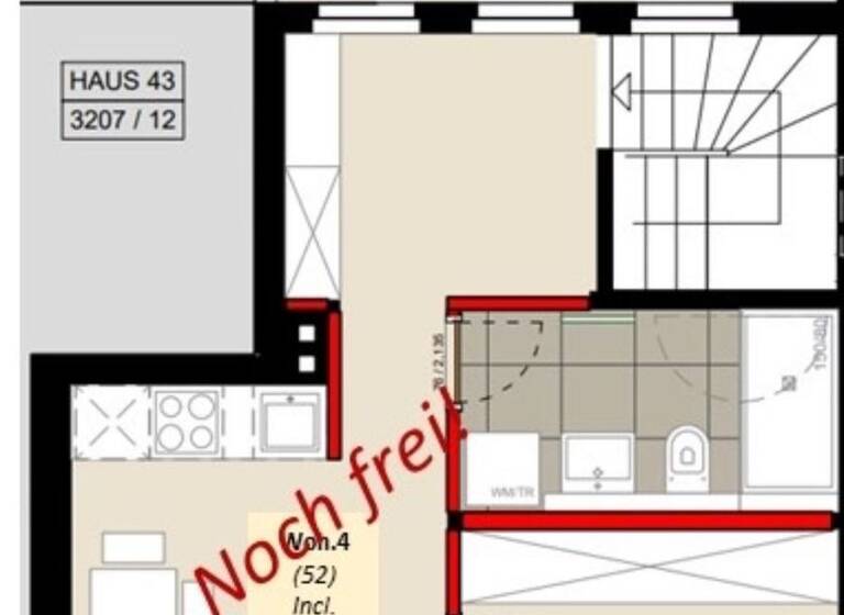Wohnung zur Miete 990 € 1,5 Zimmer 52 m²<br/>Wohnfläche 1/1<br/>Geschoss Friesenstraße 54 Zuffenhausen Stuttgart 70435