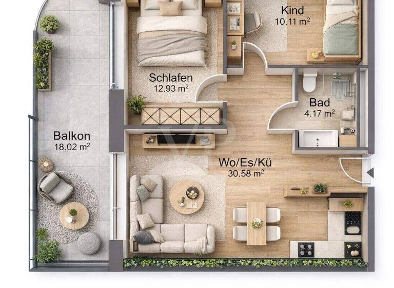 Wohnung zum Kauf - Erstbezug 350.385 € 3 Zimmer 66,7 m² Dinkelsbühl 91550