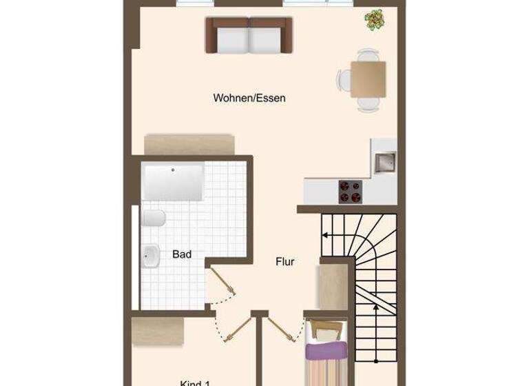 Maisonette zum Kauf - Erstbezug 399.000 € 4 Zimmer 92 m² frei ab 01.05.2026 Kaldauen Siegburg 53721