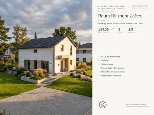 Einfamilienhaus zum Kauf 533.780 € 5 Zimmer 154,1 m² 704 m² Grundstück Groß Wittensee 24361