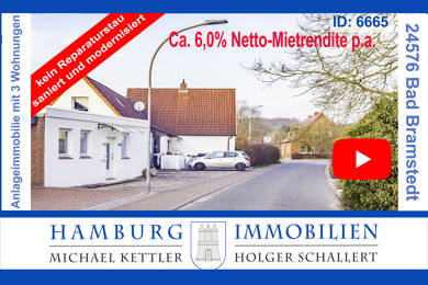 Mehrfamilienhaus zum Kauf 435.000 € 10 Zimmer 206 m² 532 m² Grundstück Bad Bramstedt 24576