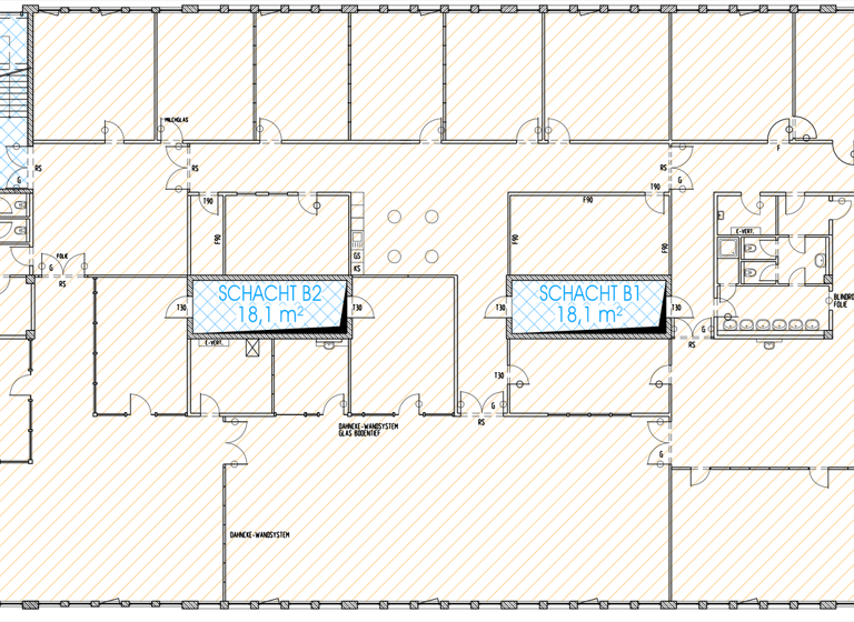 Bürofläche zur Miete provisionsfrei 15,50 € 1.200 m² Bürofläche teilbar von 600 m² bis 1.200 m² Großmoorbogen 25 Gut Moor Hamburg 21079