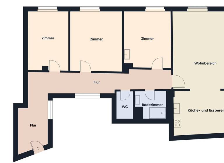 Wohnung zur Miete 1.795 € 4 Zimmer 112,5 m² 3. Geschoss Hirschgraben 37 Feldkirch 6800
