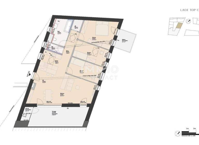 Wohnung zum Kauf - Erstbezug provisionsfrei 464.000 € 4 Zimmer 100,8 m² Ufer Linz 4030