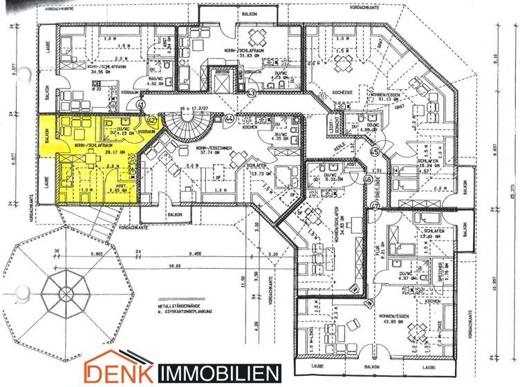 Studio zum Kauf 125.000 € 1 Zimmer 39 m² 2. Geschoss Amerang 83123