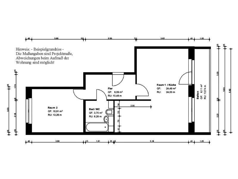 Wohnung zur Miete 332 € 2 Zimmer 49,4 m²<br/>Wohnfläche 4.<br/>Geschoss Sanddornweg 9 Nördliche Neustadt Halle (Saale) 06122