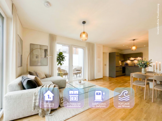 Wohnung zur Miete - Erstbezug 930 € 2 Zimmer 46,7 m² 1. Geschoss frei ab 01.04.2026 Zöbigker Straße 124 Markkleeberg 04416