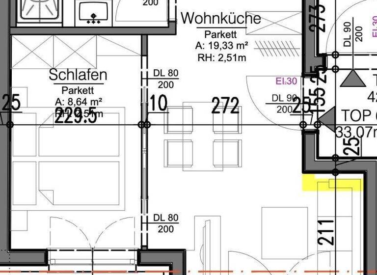 Wohnung zur Miete 597 € 1,5 Zimmer 33,1 m² 2. Geschoss frei ab 01.06.2026 Paletzgasse 4 Wien,Ottakring 1160