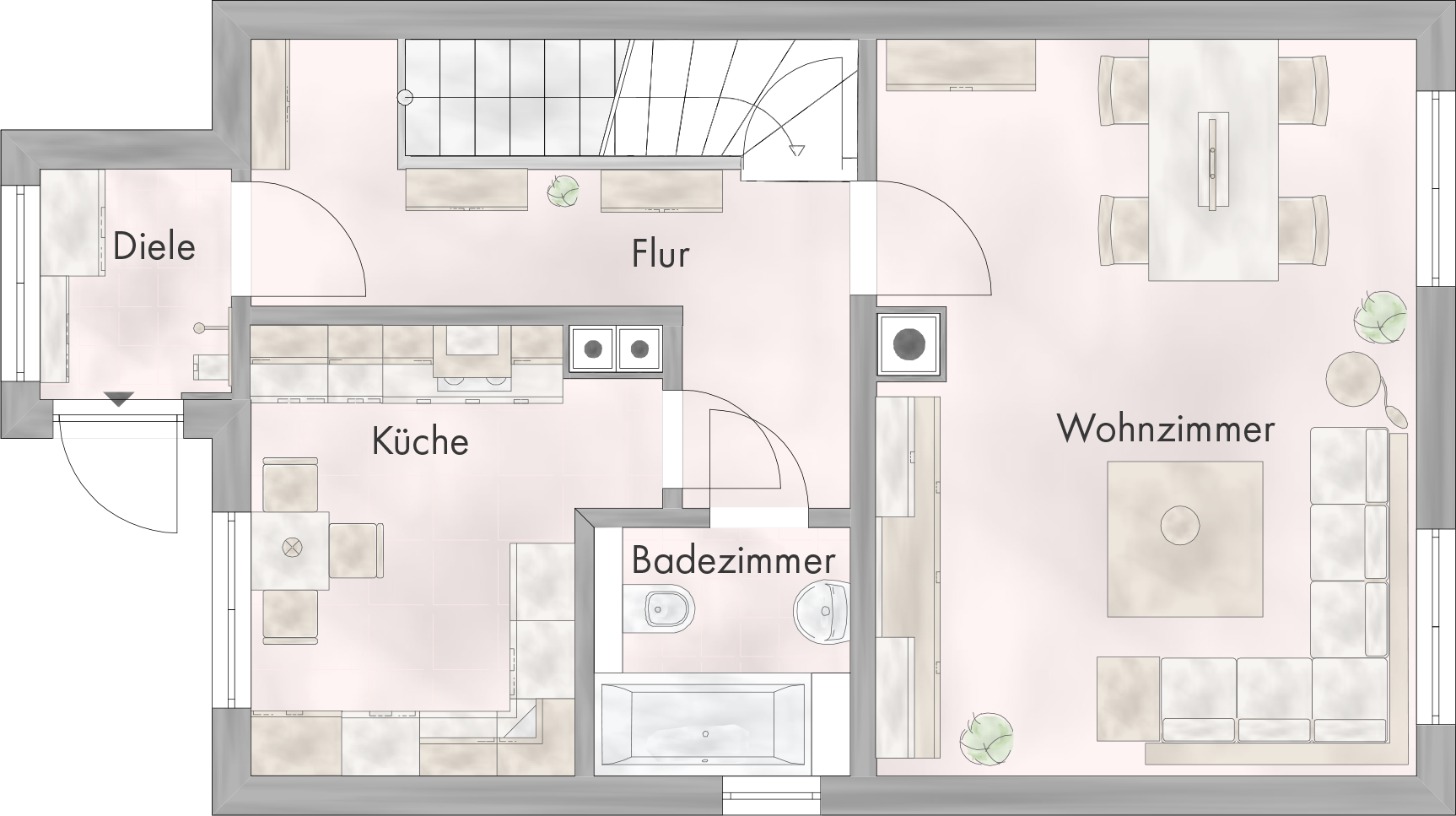 Doppelhaushälfte zum Kauf 239.000 € 4 Zimmer 76,2 m²<br/>Wohnfläche 421 m²<br/>Grundstück Naumburg Naumburg (Saale) 06618