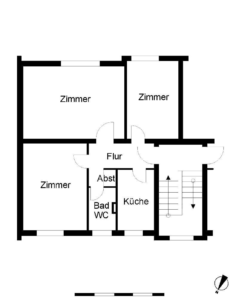 Wohnung zur Miete 333 € 3 Zimmer 59,3 m²<br/>Wohnfläche 3.<br/>Geschoss 01.12.2024<br/>Verfügbarkeit Louise-Schroeder-Straße 7 B Leherheide - West Bremerhaven 27578