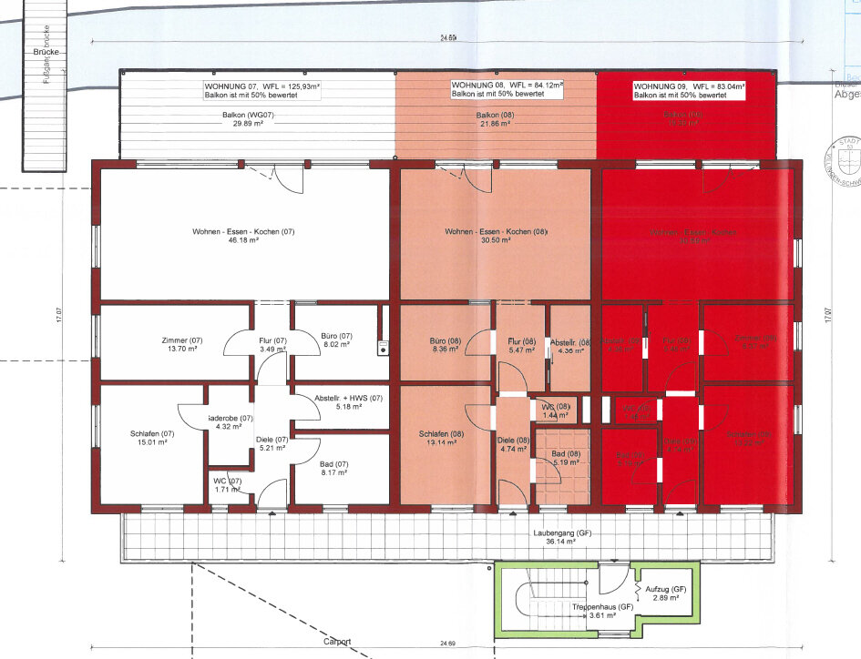 Wohnung zum Kauf 529.550 € 4 Zimmer 125 m²<br/>Wohnfläche Marbach Villingen-Schwenningen 78052