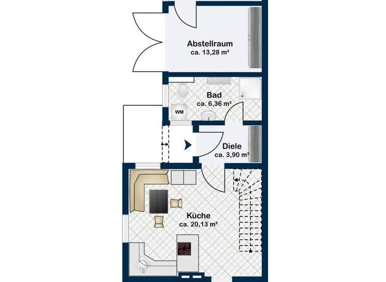 Doppelhaushälfte zum Kauf 225.000 € 3 Zimmer 73 m² 2.122 m² Grundstück Rießen Siehdichum / Schernsdorf 15890