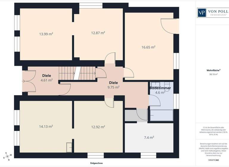 Mehrfamilienhaus zum Kauf 620.000 € 12 Zimmer 195 m² 332 m² Grundstück Innenstadt Bielefeld 33615