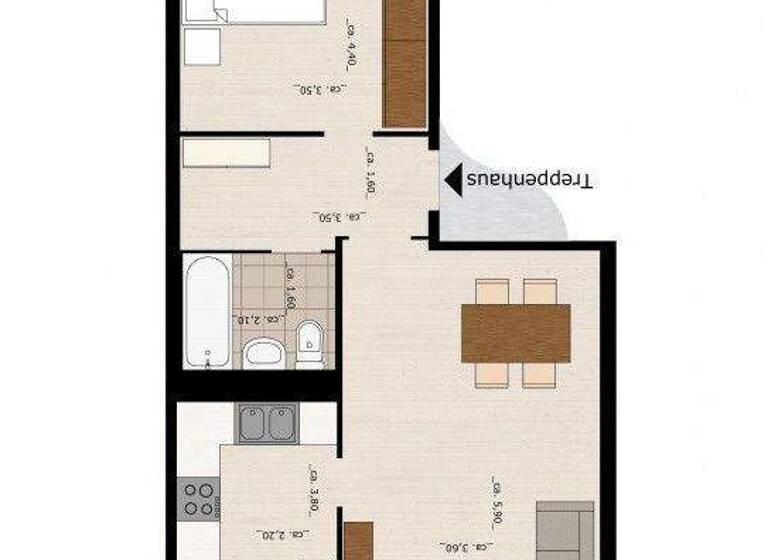 Wohnung zur Miete 290 € 2 Zimmer 54,8 m² 6. Geschoss frei ab 01.03.2026 Ellerbreite 52 Zoberberg Dessau-Roßlau 06847