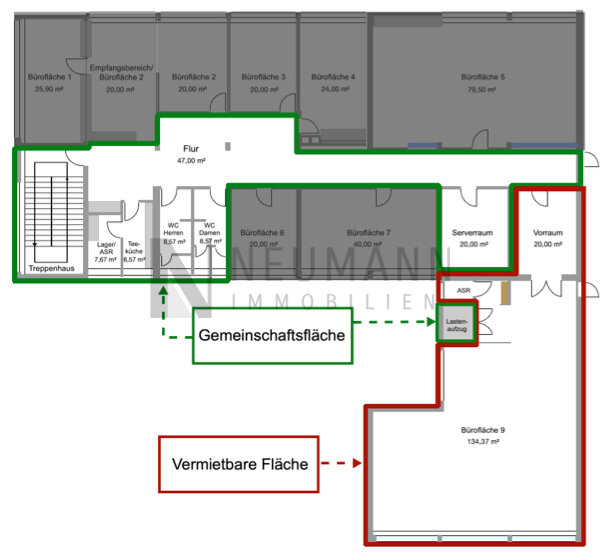 Bürofläche zur Miete 10,30 € 154,4 m²<br/>Bürofläche ab 154,4 m²<br/>Teilbarkeit Sprendlingen Dreieich 63303