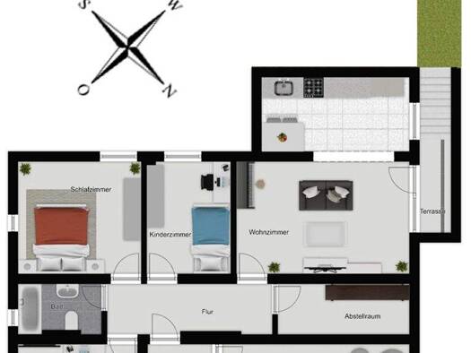 Wohnung zur Miete 2.050 € 4 Zimmer 83 m² Heusenstamm 63150