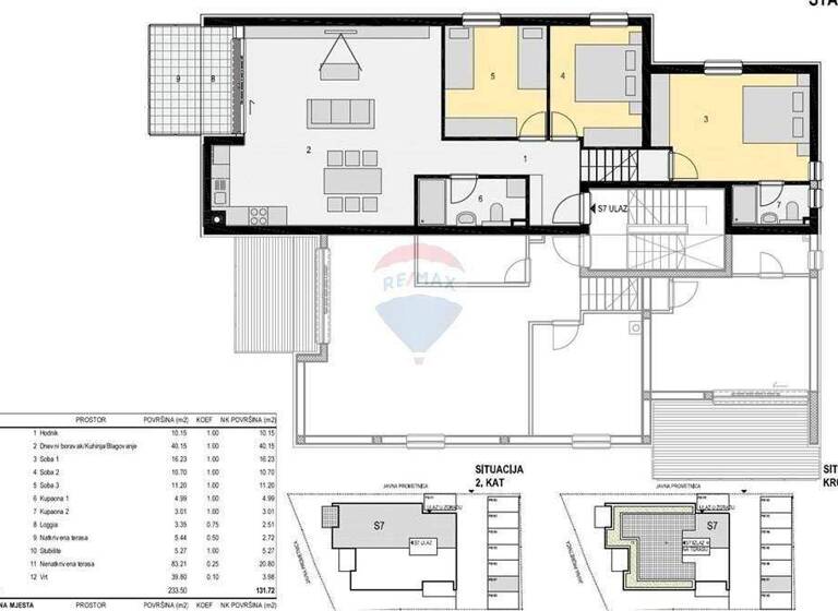 Wohnung zum Kauf 755.000 € 4 Zimmer 119 m² 2. Geschoss Kolan