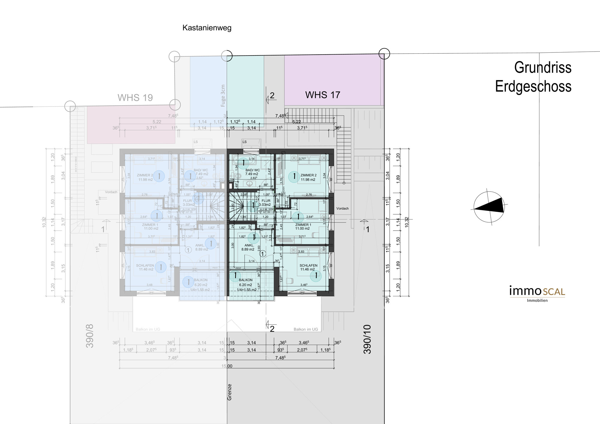 Wohnung zum Kauf 412.000 € 5 Zimmer 108,2 m²<br/>Wohnfläche Kastanienweg 17 Ottenhöfen im Schwarzwald 77883