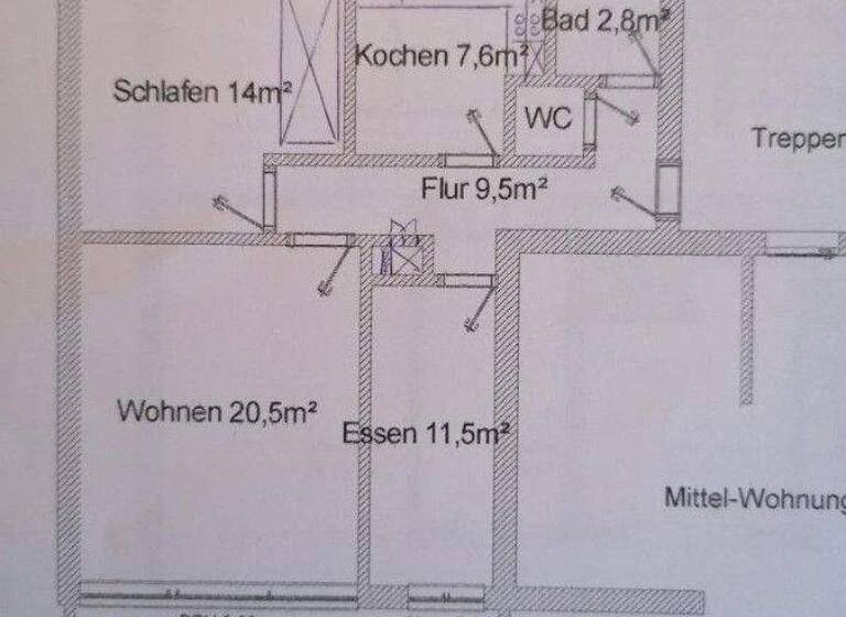 Wohnung zum Kauf 115.000 € 3 Zimmer 72 m² 2. Geschoss Innenstadt Wilhelmshaven 26382