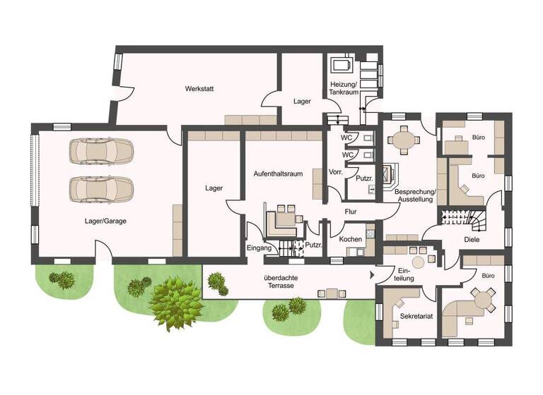 Büro zum Kauf 489.000 € 14 Zimmer 372 m² Bürofläche Weidenberg 95466