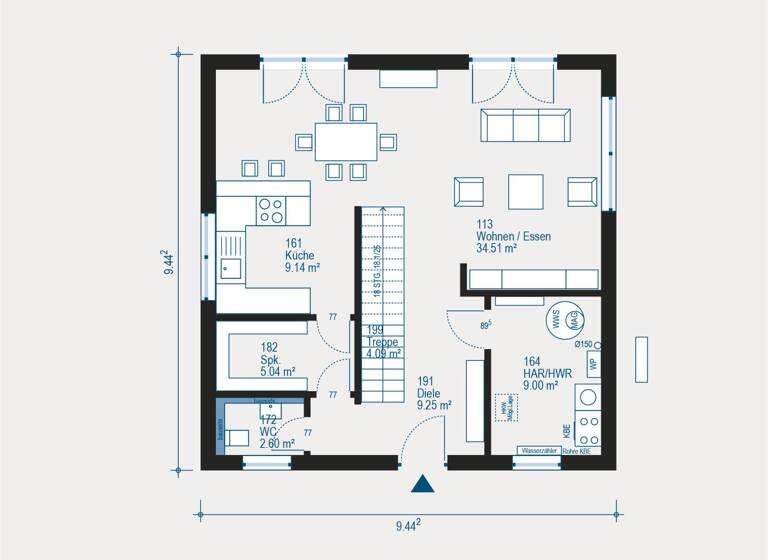 Haus zum Kauf 529.440 € 4 Zimmer 119,6 m² 445 m² Grundstück Mettmann 40822