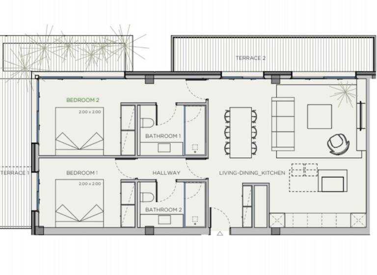 Wohnung zum Kauf 1.100.000 € 3 Zimmer 125,9 m² 2. Geschoss Nou llevant 07007
