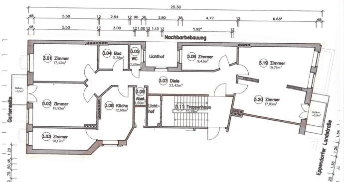 Wohnung zur Miete 1.000 € 5,5 Zimmer 140 m²<br/>Wohnfläche ab sofort<br/>Verfügbarkeit Eppendorfer Landstr. Eppendorf Hamburg 20249