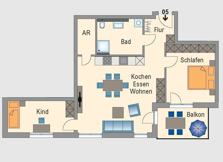 Wohnung zum Kauf provisionsfrei 485.000 € 3 Zimmer 81,3 m²<br/>Wohnfläche 1.<br/>Geschoss ab sofort<br/>Verfügbarkeit Beim Wahlbaum 12 Reichelsdorf Nürnberg 90453