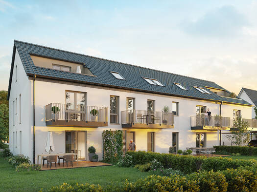 Wohnung zum Kauf - Erstbezug provisionsfrei 530.000 € 3 Zimmer 81 m² 2. Geschoss Dechsendorfer Platz 3 Dechsendorf Erlangen 91052