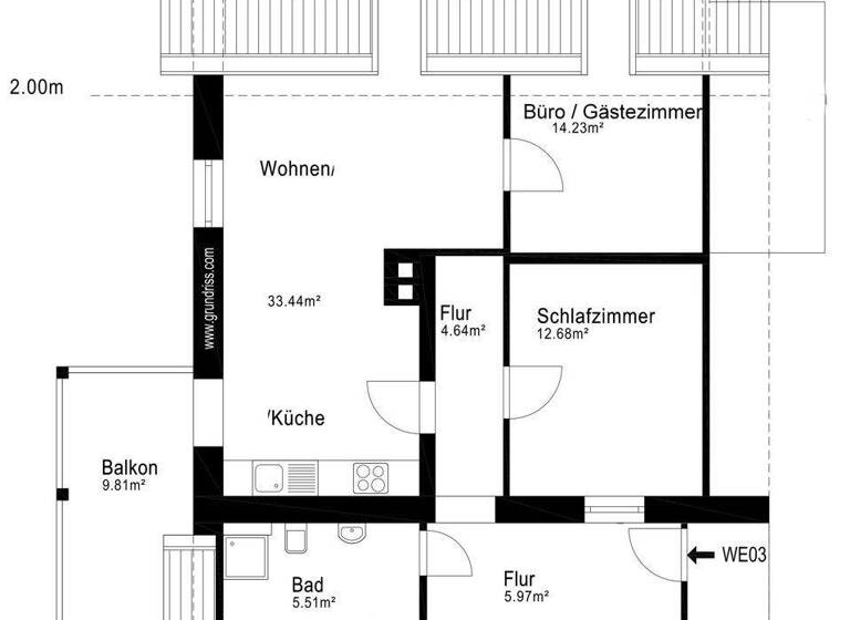 Wohnung zum Kauf 268.000 € 3 Zimmer 73,4 m² frei ab sofort Hauingen Lörrach / Hauingen 79541