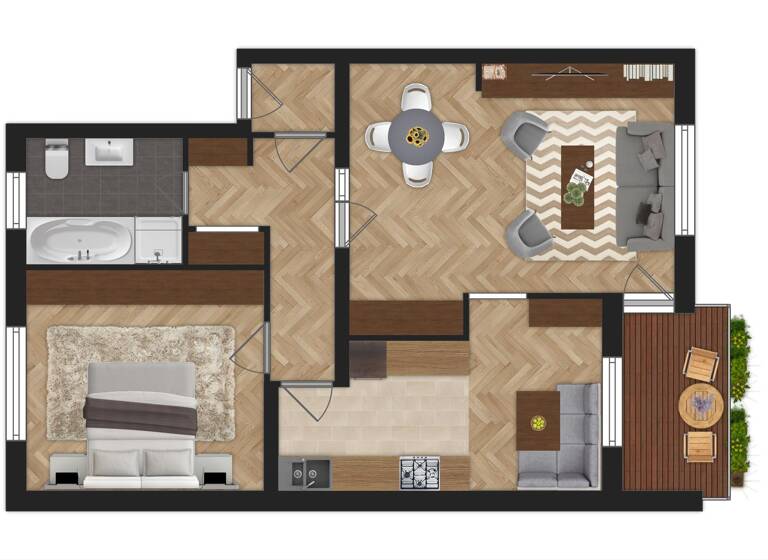 Wohnung zum Kauf 220.000 € 2 Zimmer 69 m² 1. Geschoss Klausdorf Schwentinental 24222