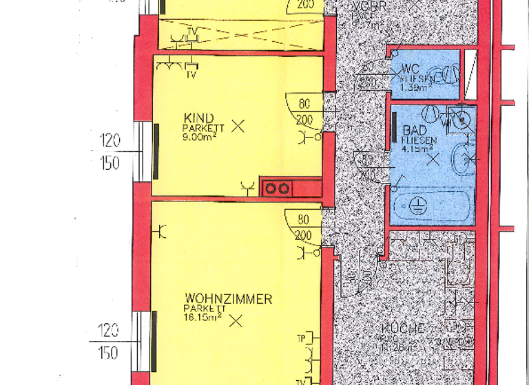 Wohnung zur Miete 700 € 3 Zimmer 67,7 m² 1. Geschoss frei ab 01.06.2026 Eppoweg 2 Niederwaldkirchen 4174