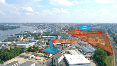 Gewerbegrundstück zum Kauf 1.250.000 € 3.000 m² Grundstück Carl-Hopp-Straße 7 Kröpeliner Tor-Vorstadt Rostock 18057