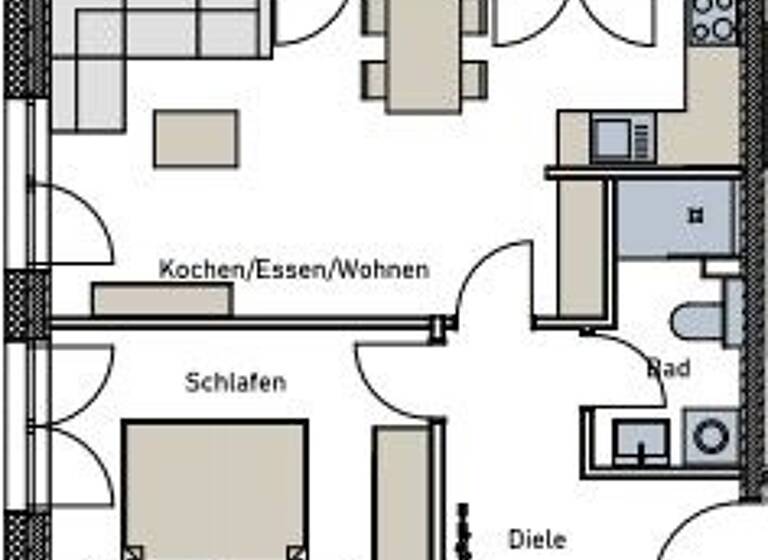 Wohnung zum Kauf provisionsfrei 260.400 € 2 Zimmer 49,8 m² Trier-West-Pallien Trier 54294