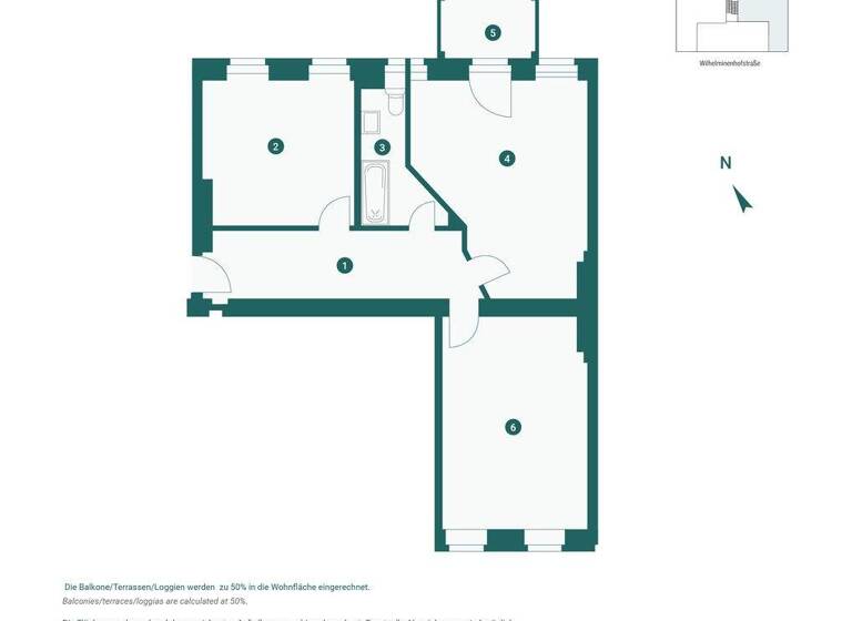 Wohnung zum Kauf provisionsfrei 345.000 € 2 Zimmer 81 m² 1. Geschoss Wilhelminenhofstraße 35 Oberschöneweide Berlin 12459