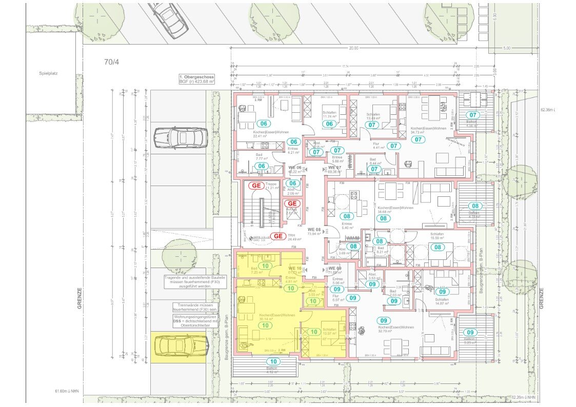 Wohnung zur Miete 825 € 2 Zimmer 64 m²<br/>Wohnfläche 1.<br/>Geschoss ab sofort<br/>Verfügbarkeit Niederbreisig Bad Breisig 53498