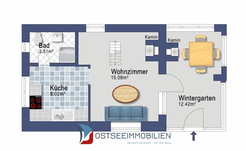 Haus zum Kauf 99.000 € 2 Zimmer 39 m²<br/>Wohnfläche 680 m²<br/>Grundstück Neuenkirchen Neuenkirchen 17498